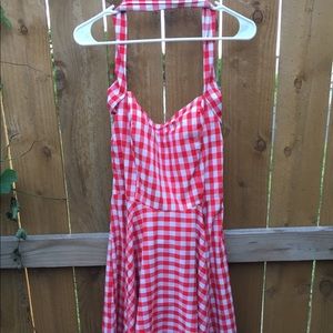 Queen of Halloway XL Red Gingham Dress
